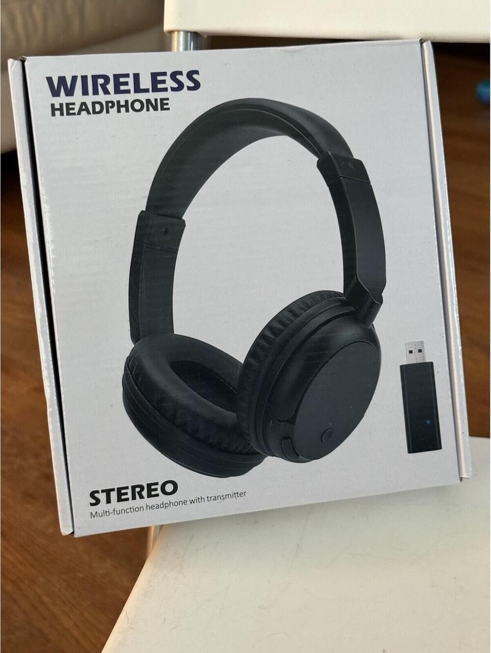 Wireless Stereo Headphones With Transmitter